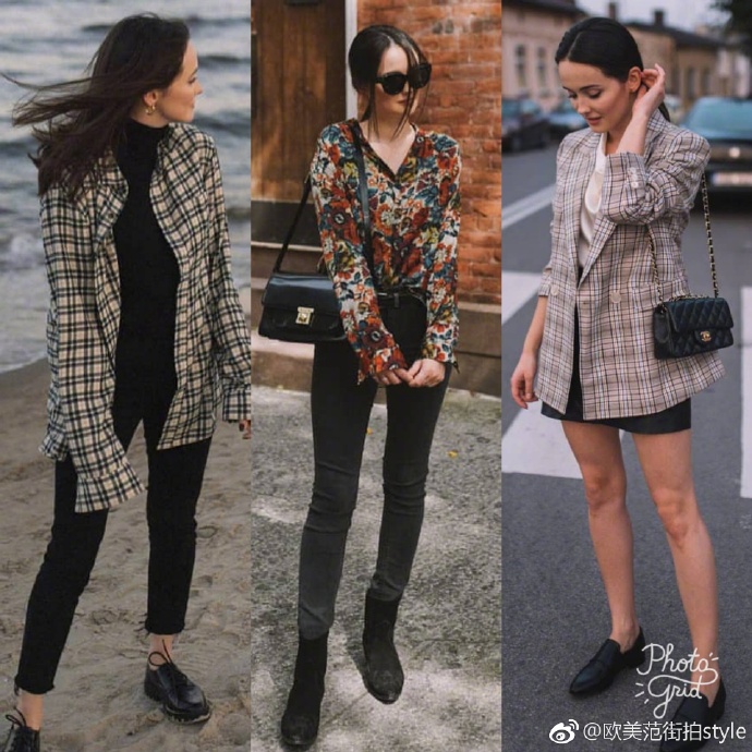 欧美美女时尚博主cajmel时髦优雅的穿衣方案get 7