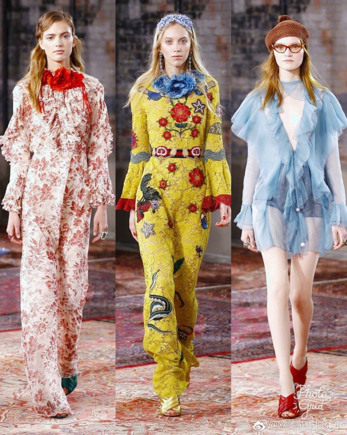 欧美奢侈品牌Gucci古驰少女的早春复古梦 8