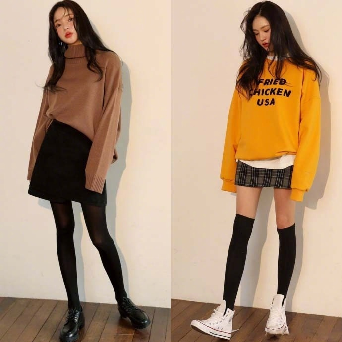 甜美与轻熟并存的休闲日常焦糖色搭配 7