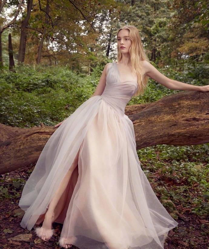 Marchesa 2019仙女裙绿野仙踪丛林里走出来的少女