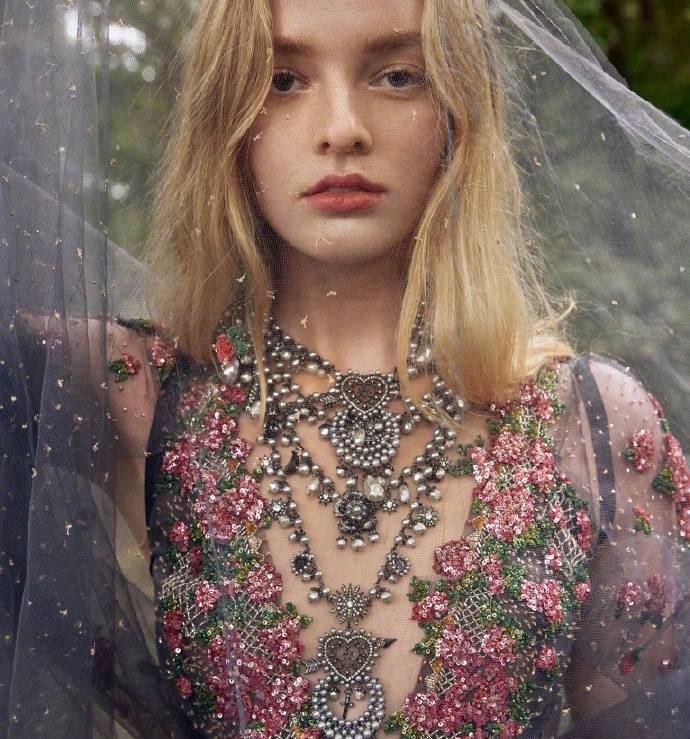 Marchesa 2019仙女裙绿野仙踪丛林里走出来的少女 6