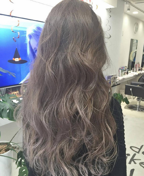 梦幻的雾灰系奶茶色hair style真心美 7