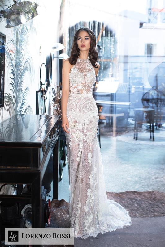 Lozenzo Rossi 2018重工鱼尾裙婚纱礼服图片