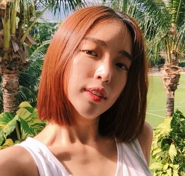 女生齐肩发型图片Look 齐肩发美女自拍照 7