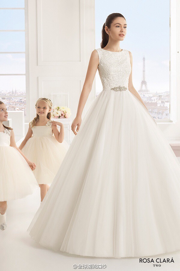 西班牙顶级婚纱品牌Rosa clara2016婚纱礼服图片 2