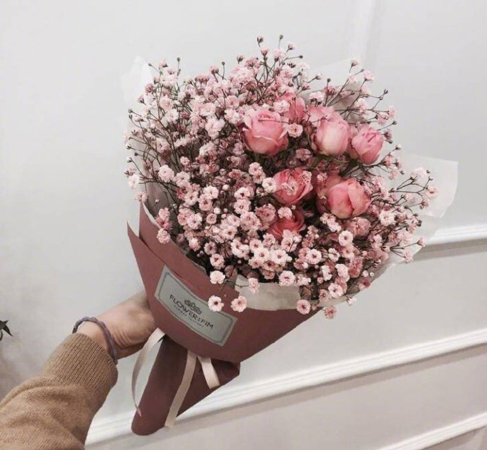 粉红色的花束图片 2