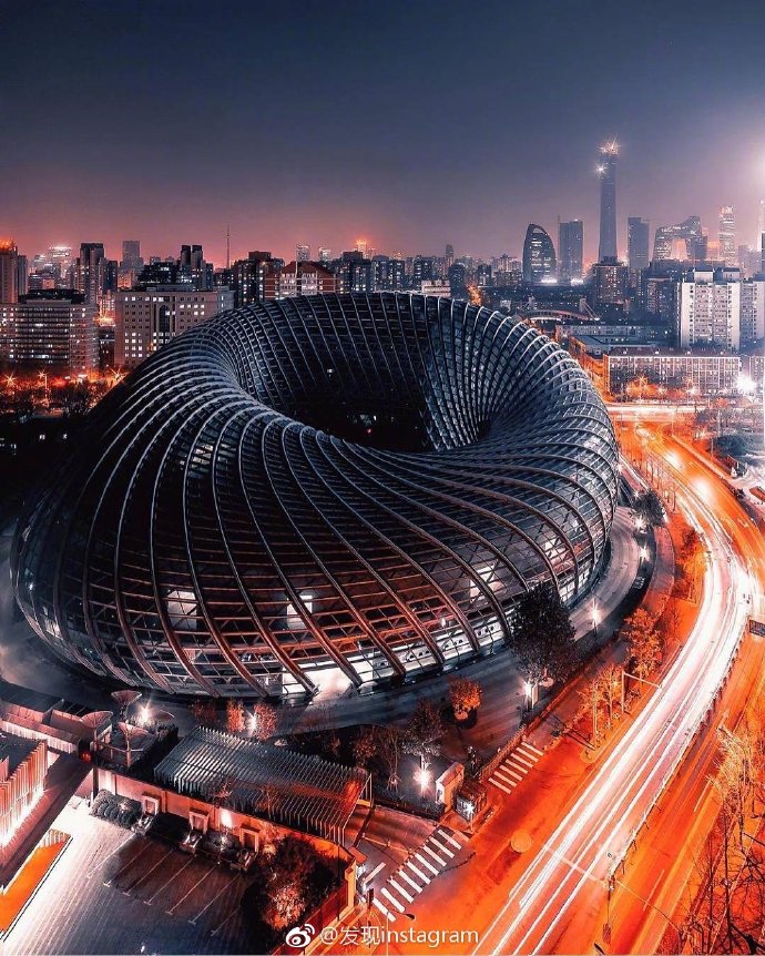 迷人帝都北京夜晚风景图片