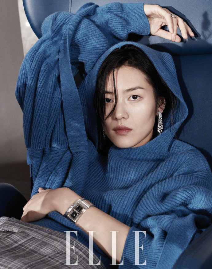 国际超模刘雯《ELLE世界时装之苑》1月刊封面大片 4
