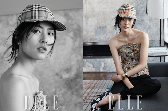 国际超模刘雯《ELLE世界时装之苑》1月刊封面大片 6