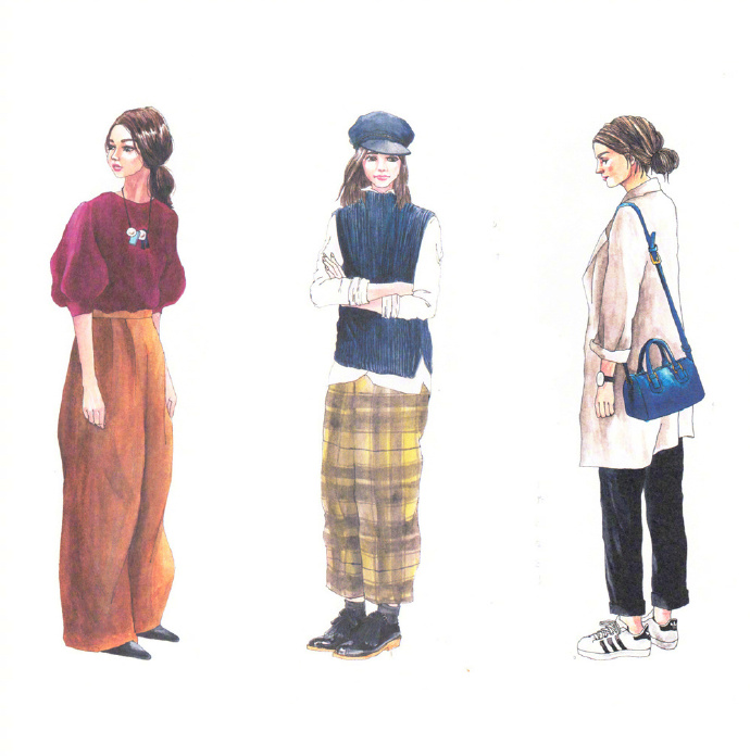人气插画家的女性时髦穿搭插画手册 3