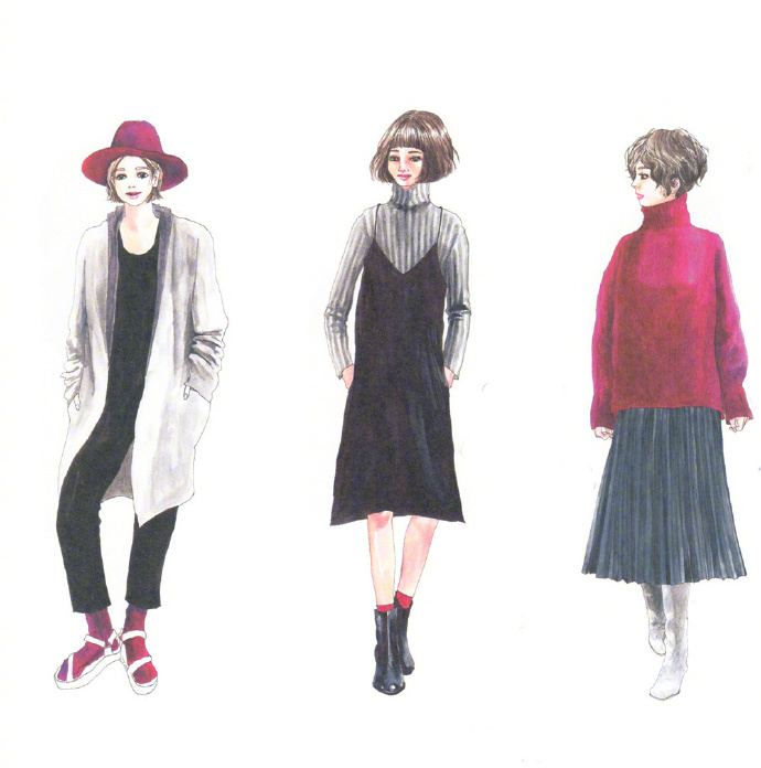 人气插画家的女性时髦穿搭插画手册 6