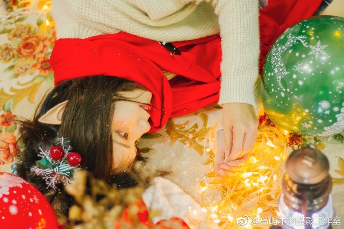 清纯美女圣诞节唯美写真 2