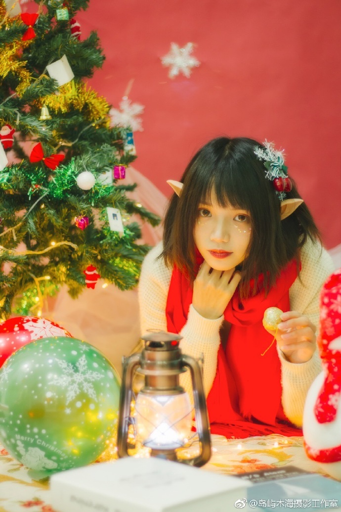 清纯美女圣诞节唯美写真 7