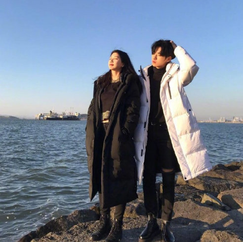 校园情侣的couple穿搭