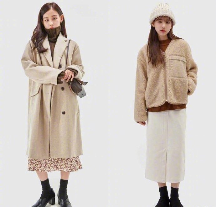 小个子女生的文艺冬季穿搭参考 2