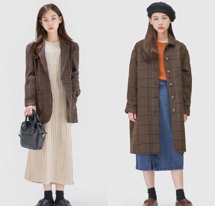 小个子女生的文艺冬季穿搭参考 6