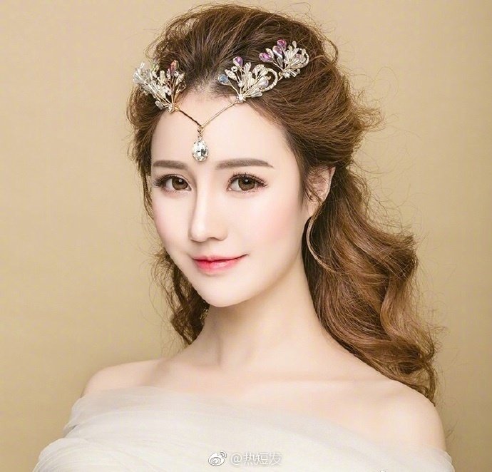 美美的九款新娘发型~做最美的新娘图片