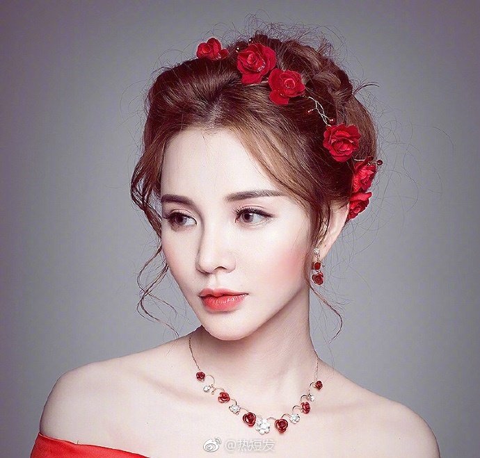 美美的九款新娘发型~做最美的新娘图片 8