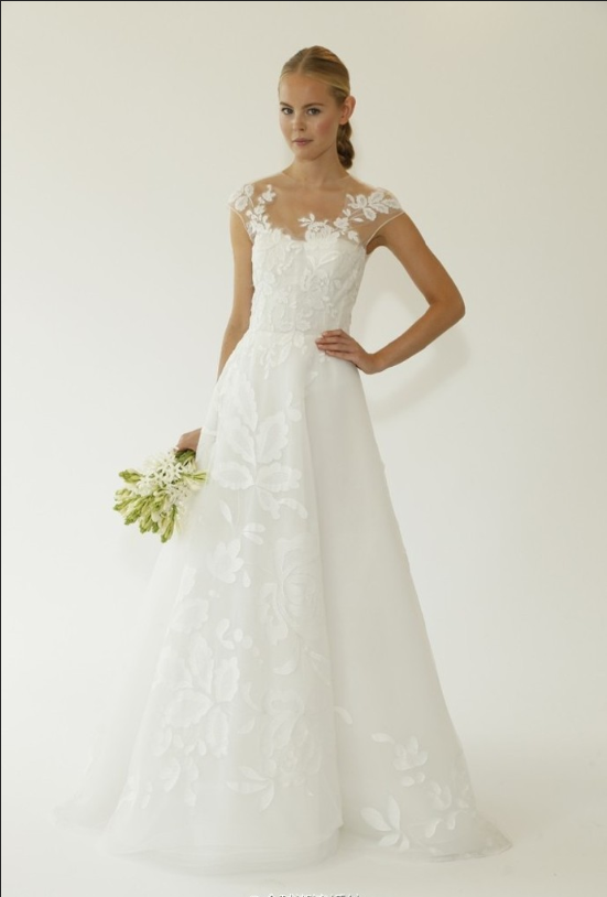 Oscar de la Renta婚纱图片 女人穿上婚纱的那一刻是
