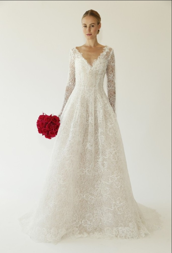 Oscar de la Renta婚纱图片 女人穿上婚纱的那一刻是 5