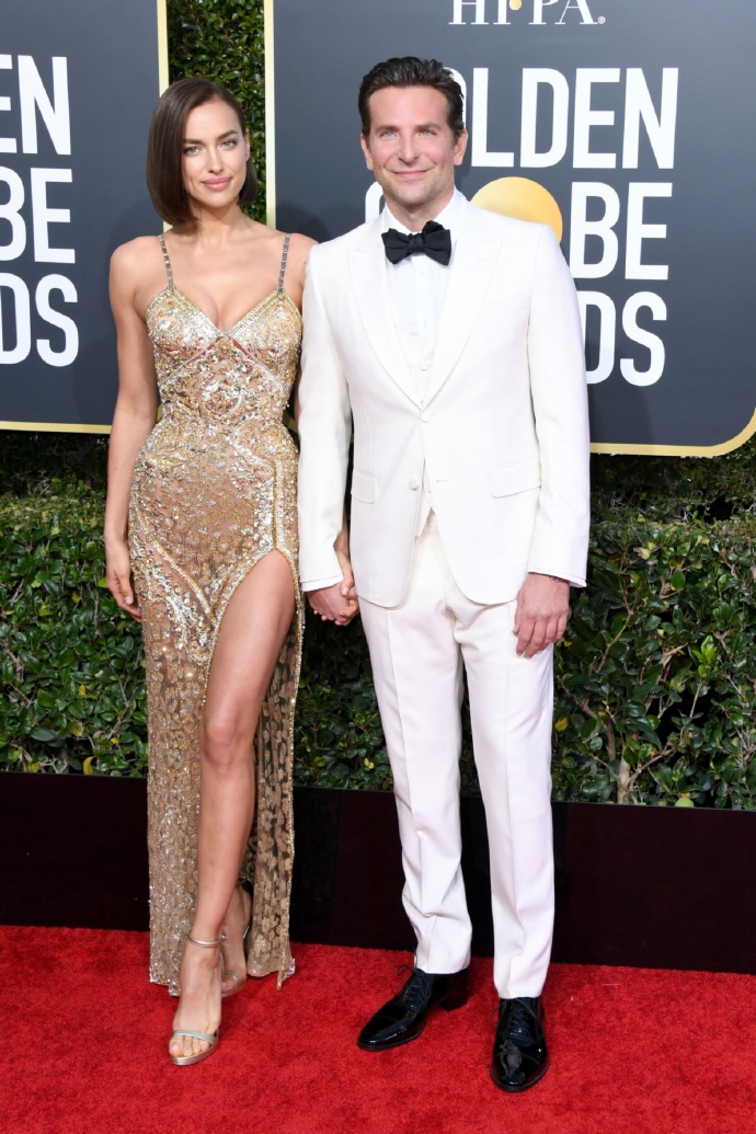 欧美超模Irina Shayk和男友Bradley Cooper出席金球奖图 8
