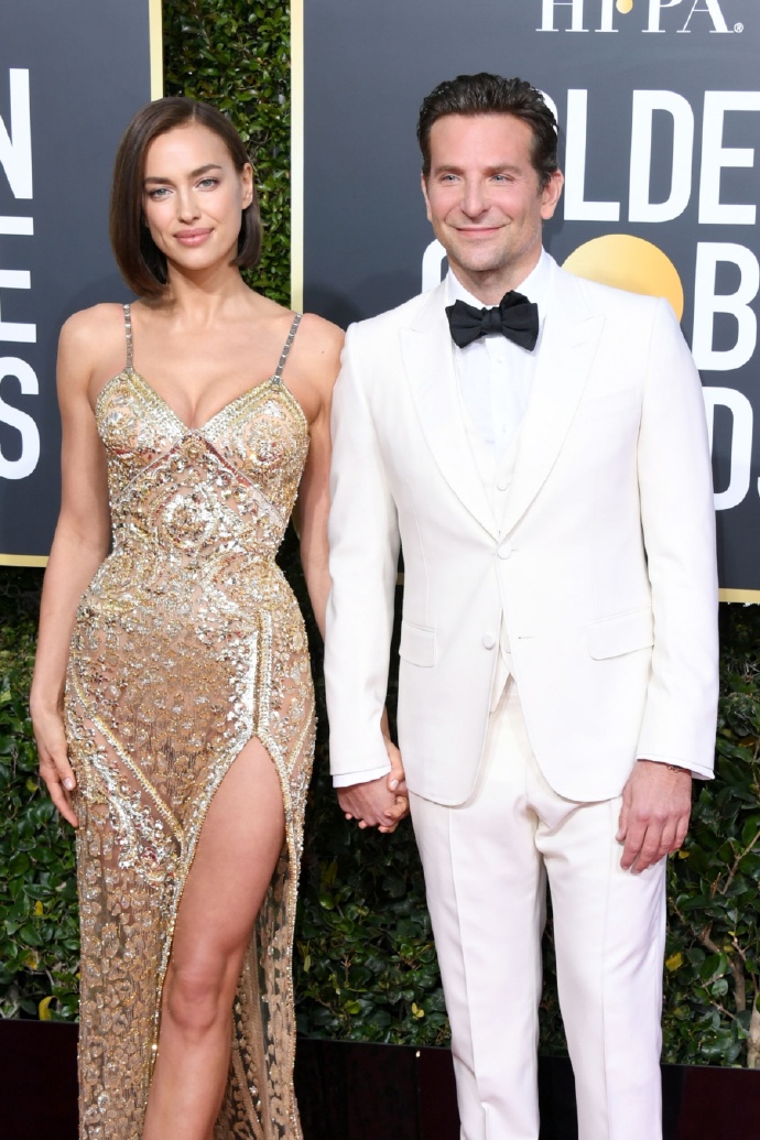 欧美超模Irina Shayk和男友Bradley Cooper出席金球奖图 9