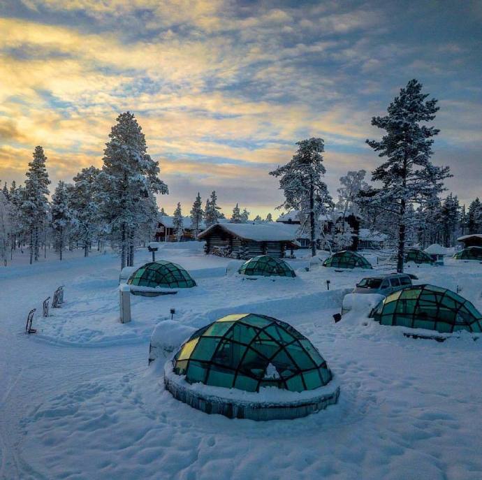 芬兰Kakslauttanen Arctic Resort冰屋酒店风景图片 7