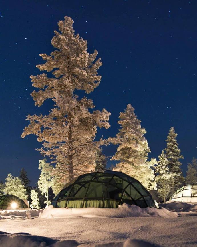 芬兰Kakslauttanen Arctic Resort冰屋酒店风景图片 8