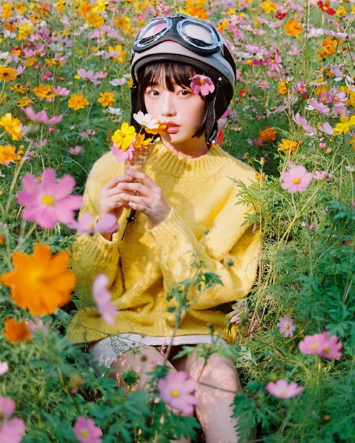 花与少女头像吧图片 6