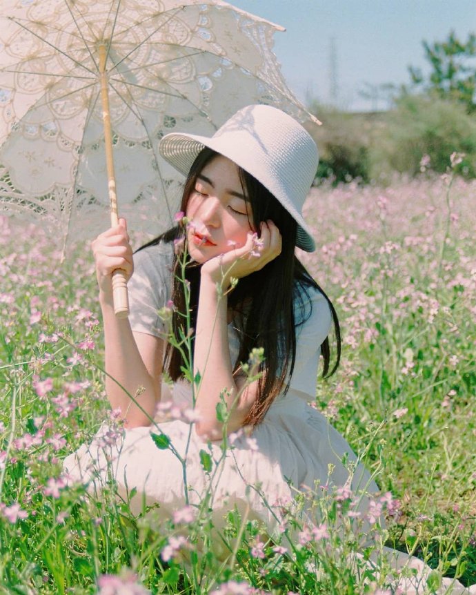 花与少女头像吧图片 8
