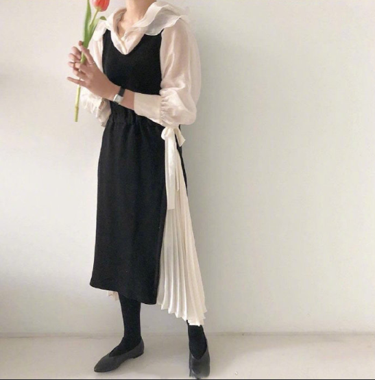 温柔有质感的冬季纯色系内搭参考 9