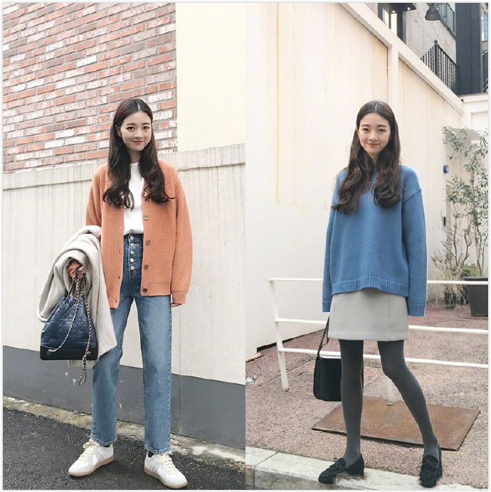 少女中带点女人味的秋冬穿搭参考