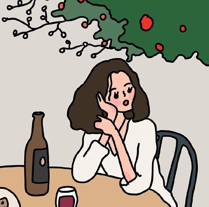 漫画美女头像图片女孩子嘛 上进 努力 有出息 7