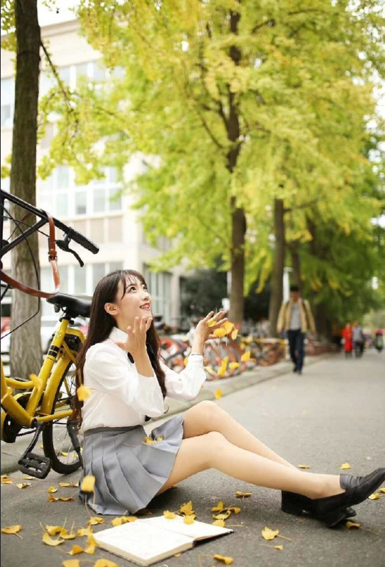 清纯美女孙敬丹校花图片 3