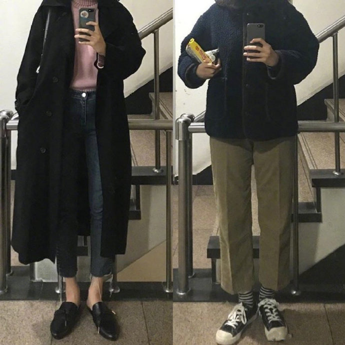学生党休闲简约深色系日常十足的减龄耐看 6