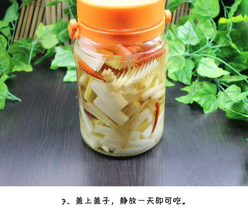 促消化还开胃的泡菜萝卜的做法 8
