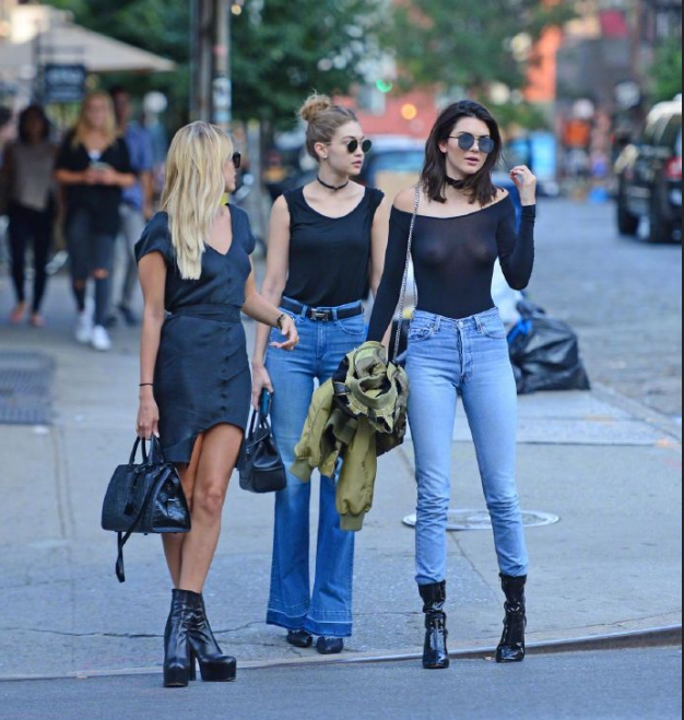 欧美超模Kendall Jenner Gigi Hadid Hailey Baldwin街拍 3