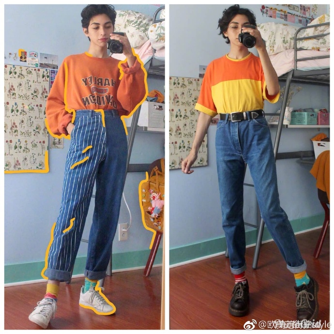 ＂假小子＂的复古穿衣搭配风格