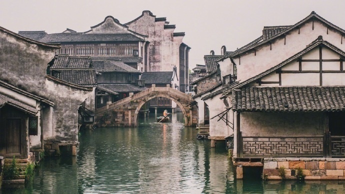 古老的古镇街景图片 4
