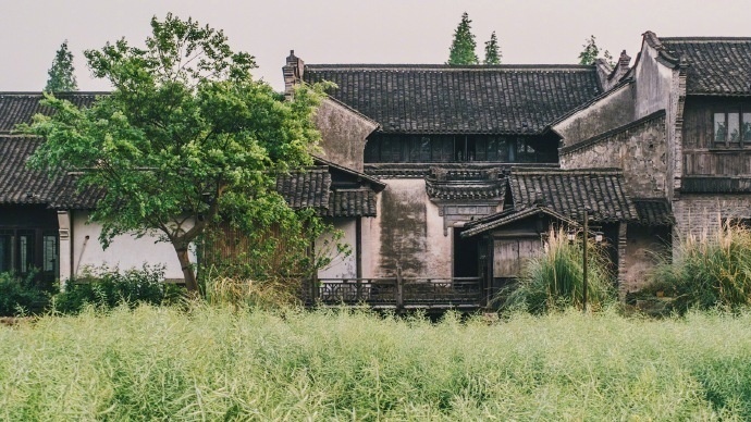 古老的古镇街景图片 7