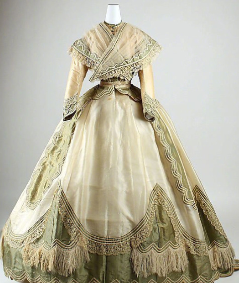 1860年代欧美女性的日常服饰美图 2