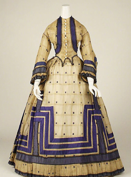 1860年代欧美女性的日常服饰美图 3