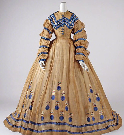 1860年代欧美女性的日常服饰美图 6