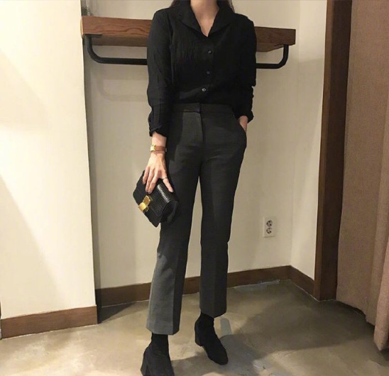 气质又不失小女人魅力的通勤装束穿搭 2
