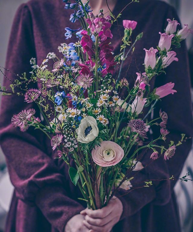 唯美紫色花束浪漫图片 8