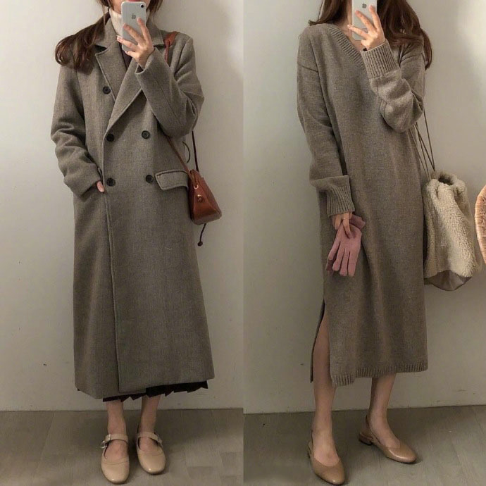 一波温暖的女生冬季穿搭参考