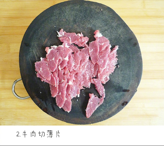 家常菜金针菇蒸牛肉的做法 3