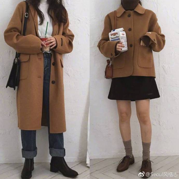 大地色冬天穿搭绝对不会出错的选择