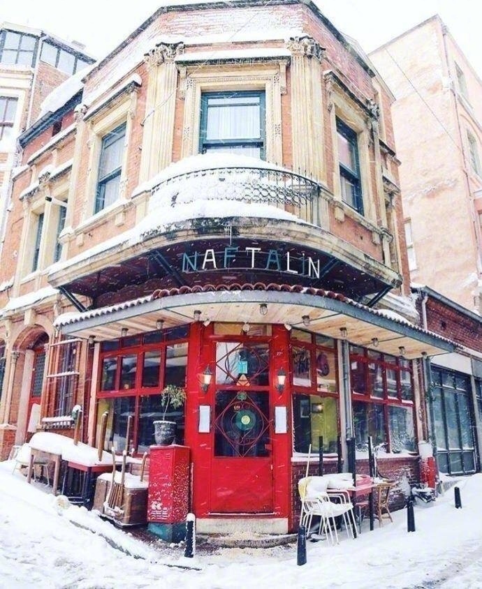 大雪纷飞中土耳其风景图片 9