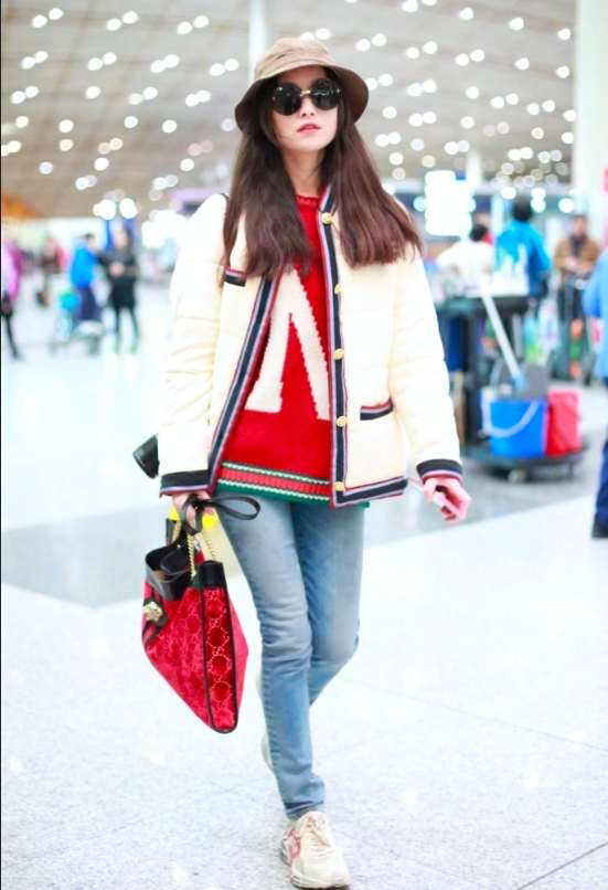 文艺女青年倪妮机场街拍图片 6